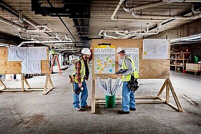 Alt View 8. Post-it - Super Sticky Wall Easel Pad, 25" x 30", Grid Lined, 30 Sheets/Pad, 4 Pads/Pack - White.