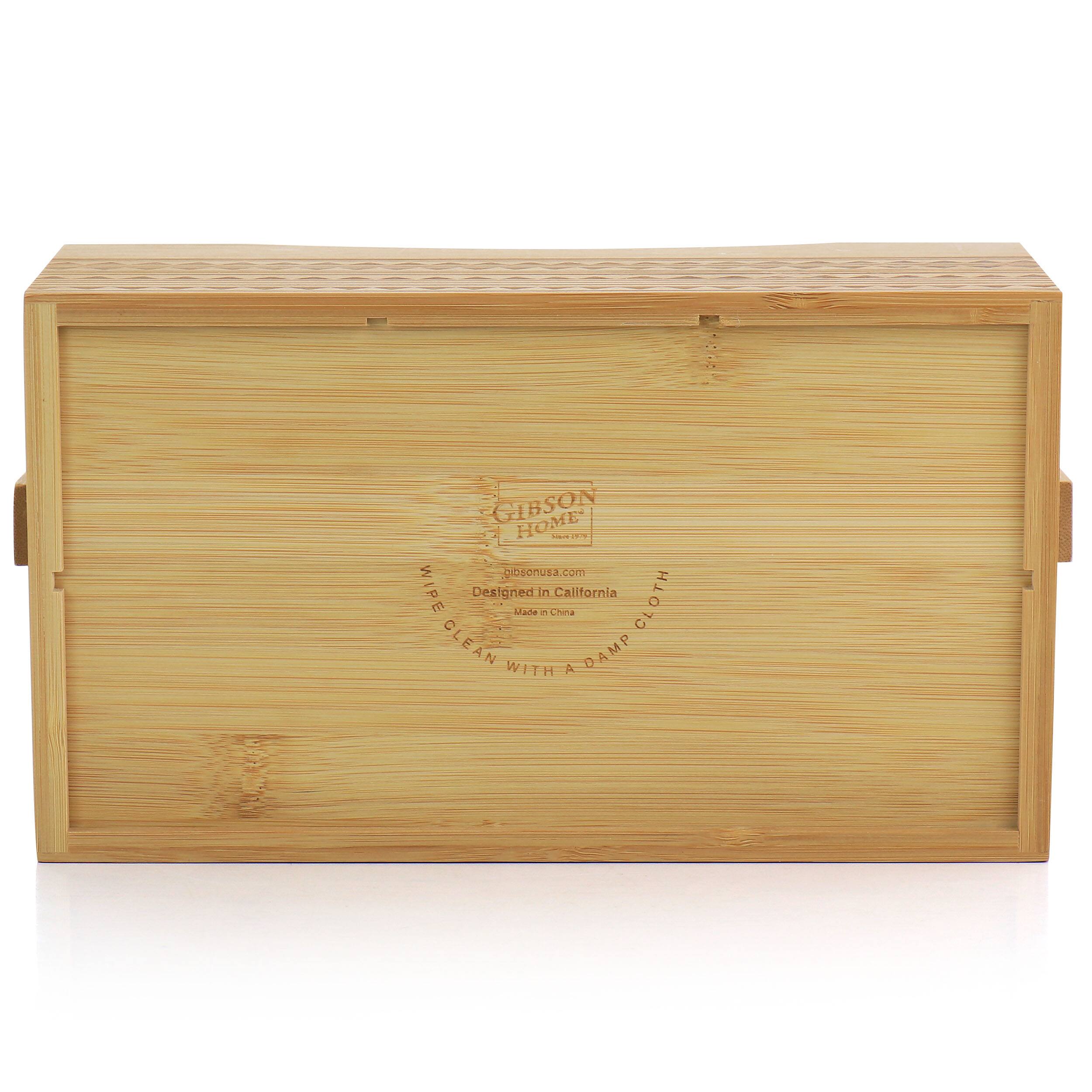 GIBSON HOME  
Since 1979  

gibsonusa.com  

Designed in California  
Made in China  

WIPES CLEAN WITH A DAMP CLOTH