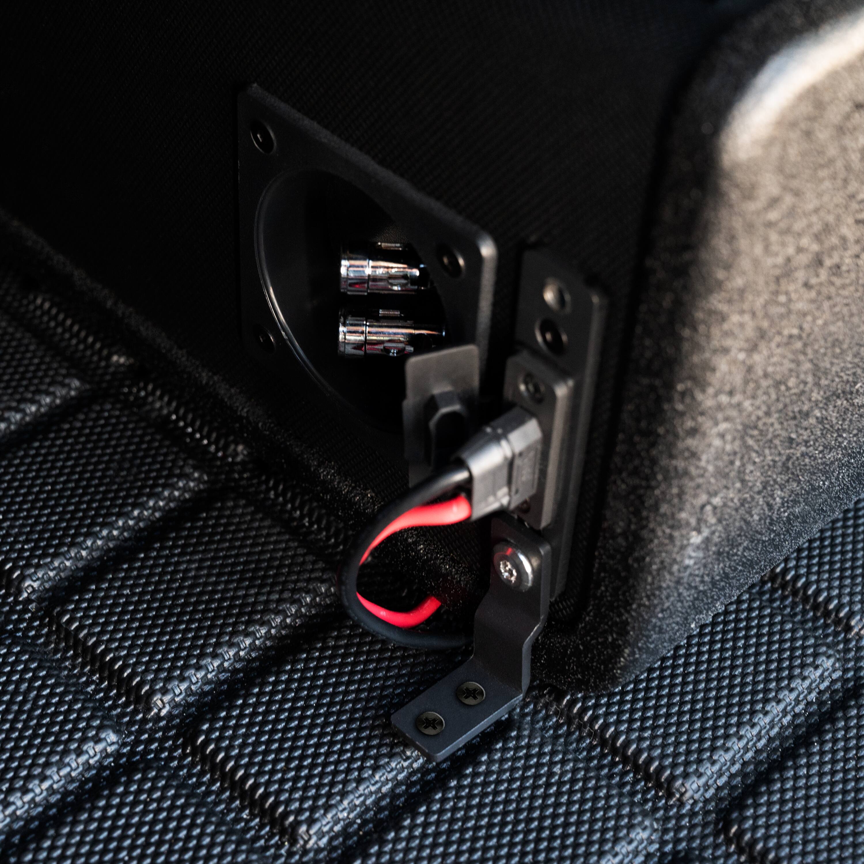 Alt View 25. AudioControl - Space Series 10” Single-Voice-Coil 2-Ohm Loaded Sealed Subwoofer Enclosure - Black.