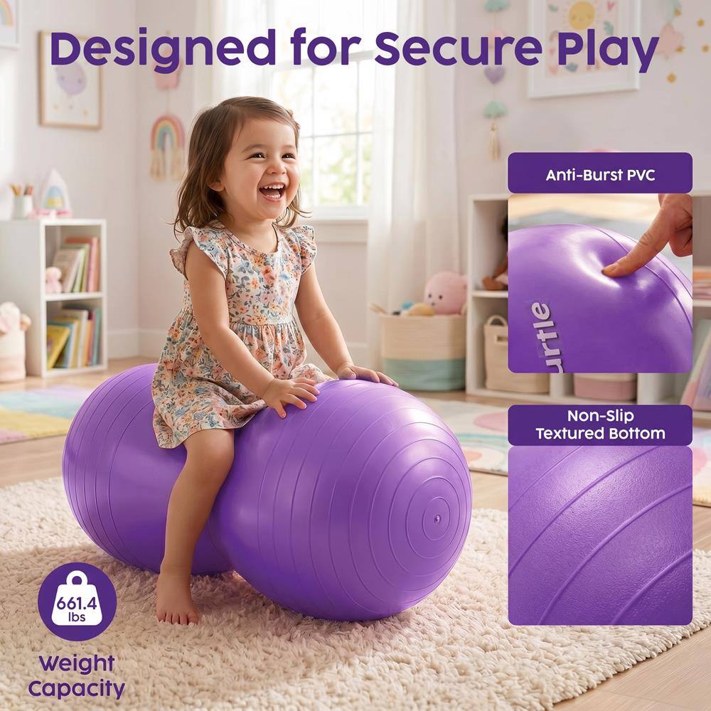 Designed for Secure Play  
Anti-Burst PVC  
Non-Slip Textured Bottom  
661.4 lbs Weight Capacity