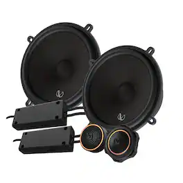 Infinity - KAPPA503CF 5-1/4" (133mm) Two-Way Component Speaker System - Black/Gray