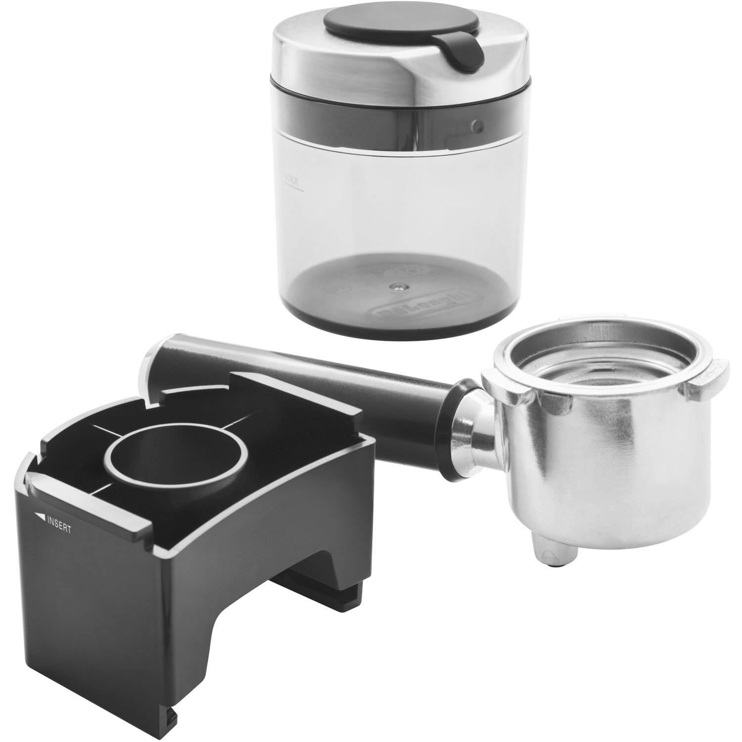 Alt View 3. De'Longhi - Dedica 14-Cup Coffee Grinder - Stainless Steel.