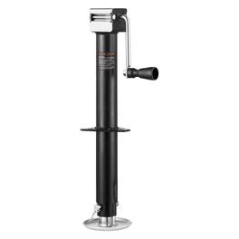 VEVOR - A-Frame Trailer Jack, 5000 lbs Dynamic Load Capacity, Trailer Jack Stand with Handle & Rectangular Footpad, 15-inch - Black;Silver