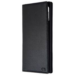 Case-Mate - Genuine Leather Wallet Folio Case for Galaxy (Note10+) - Black