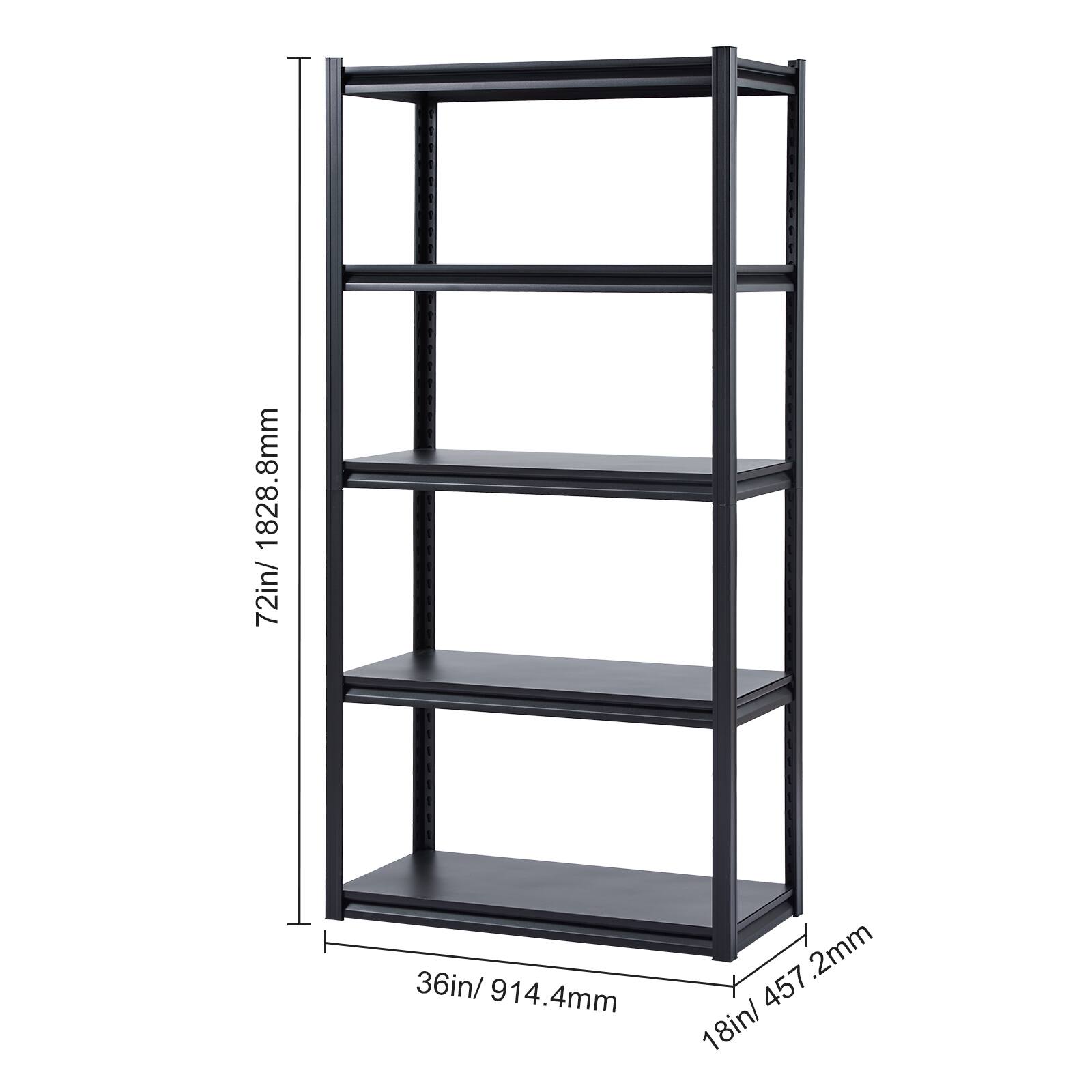 1828.8mm, 72in, 36in/ 914.4mm, 18in/ 457.2mm