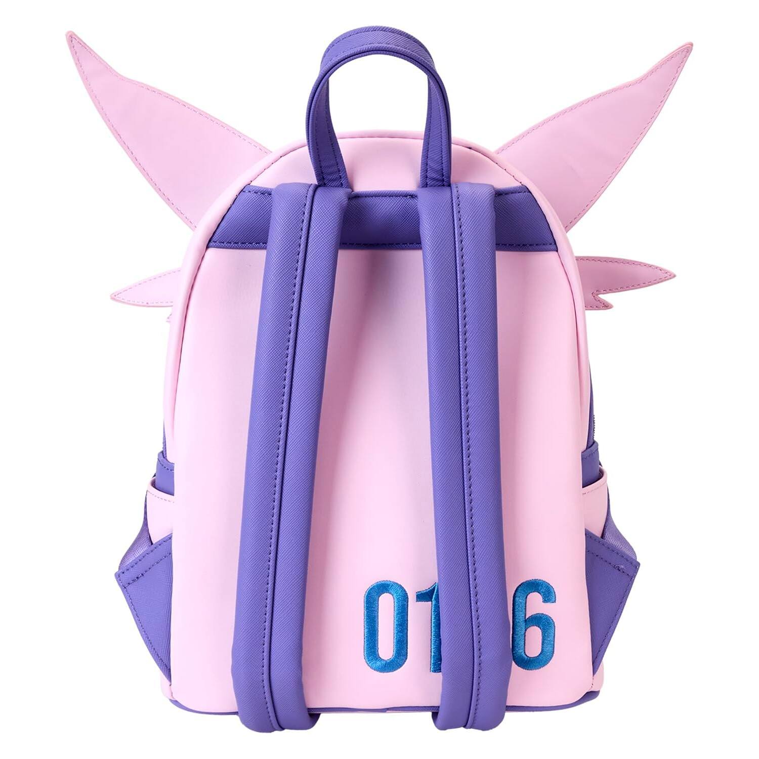 Alt View 4. LoungeFly - Loungefly Pokemon 3D Pink Espeon Mini Faux Leather Backpack - Multicolored.