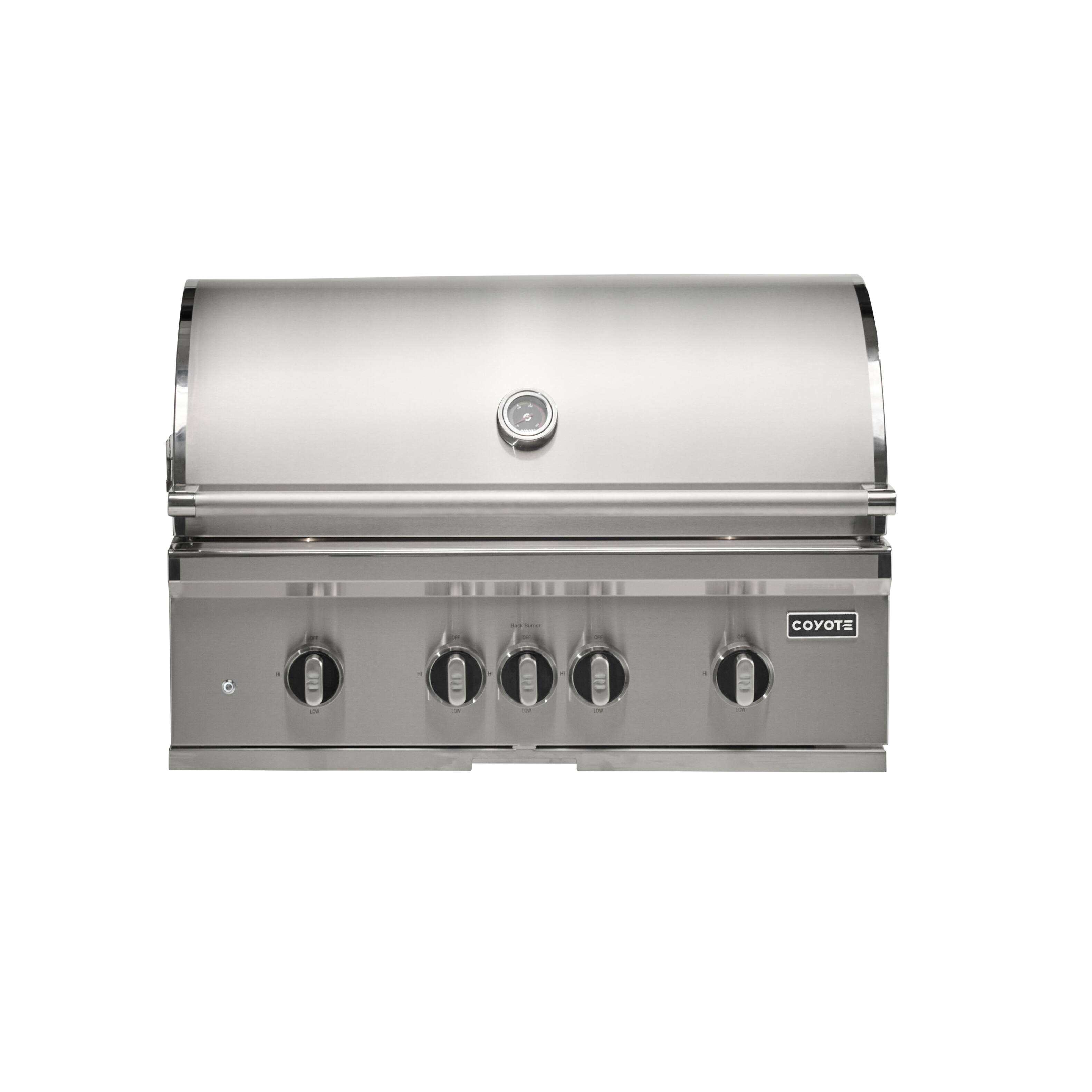 36" Coyote Outdoor Living SL-Series Built-In Natural Gas (NG) Grill - Stainless Steel