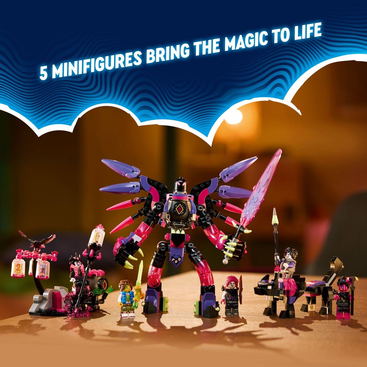 3日間限定出品　LITTLEJAMMERSwingJournal EDITION LEGO DREAMZzz The Never Witch's Midnight Raven, Spooky Toy 71478