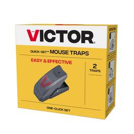 Quick-Set Small Snap Trap For Mice 2 pk