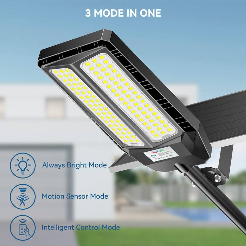 3 MODE IN ONE
- Always Bright Mode
- Motion Sensor Mode
- Intelligent Control Mode