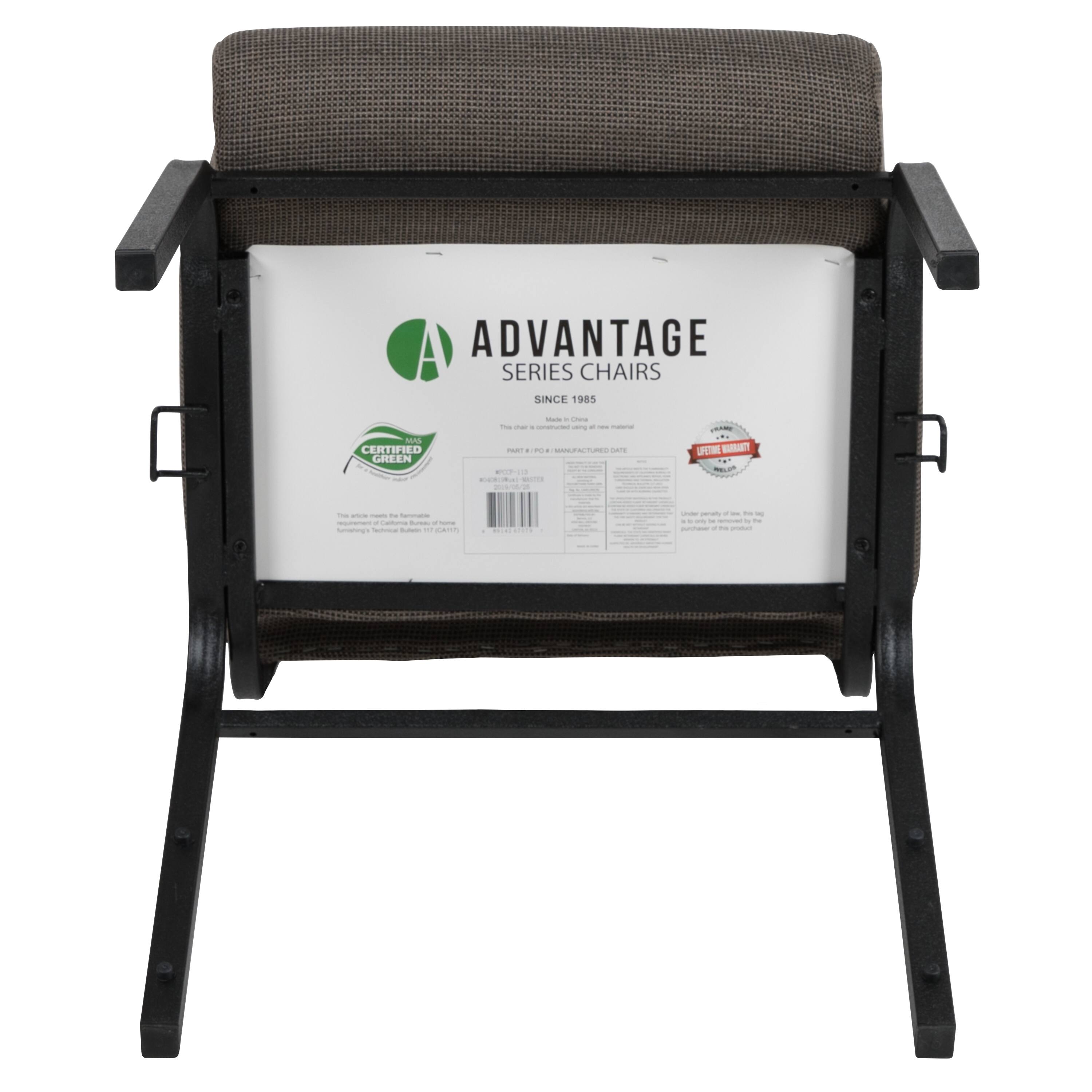 ADVANTAGE SERIES CHAIRS SINCE 1985  
CERTIFIED GREEN  
MTUR.CM: M C J S  
i d
