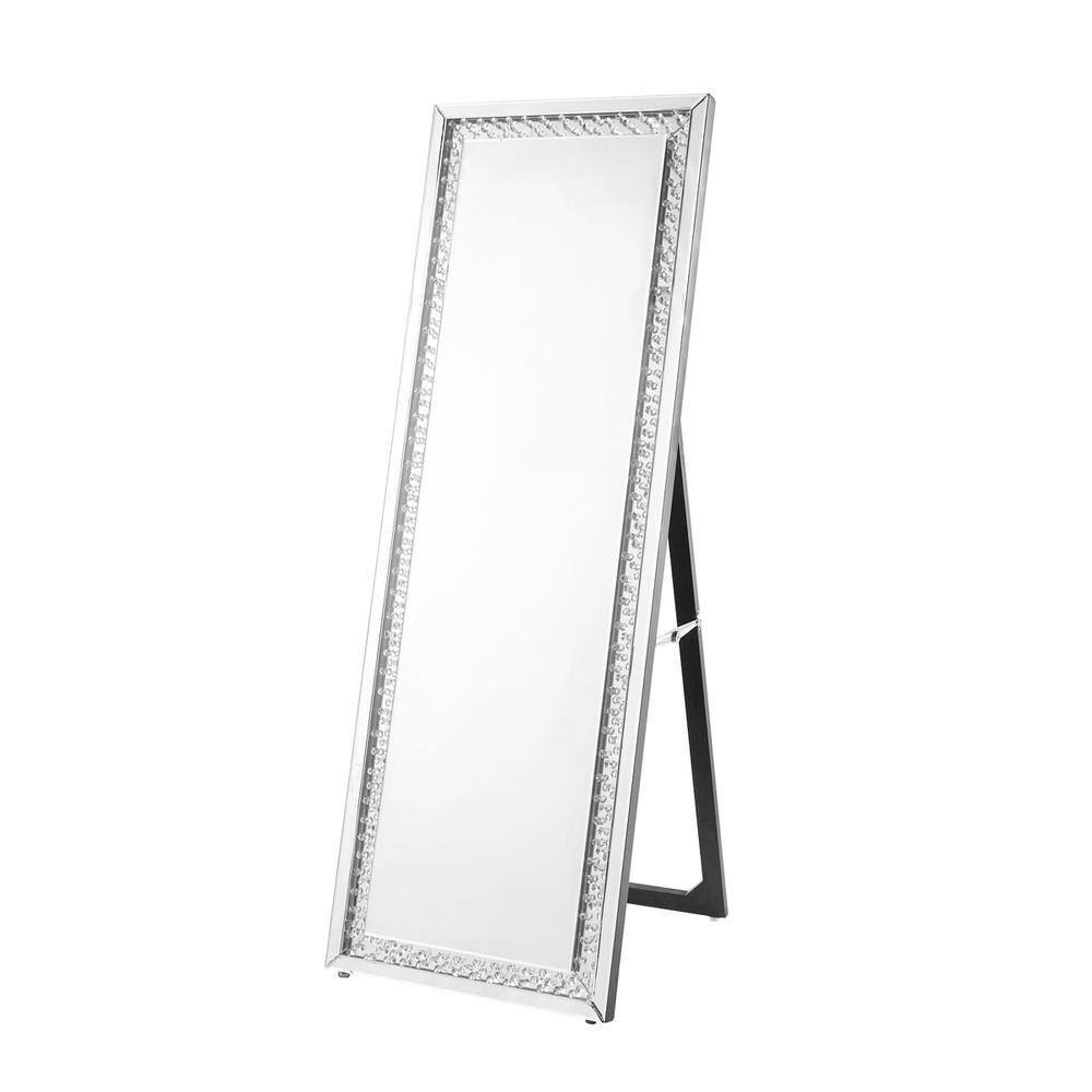Alt View 2. Elegant Decor - Sparkle 22 in. Contemporary Standing Full length Mirror in Clear - Clear.