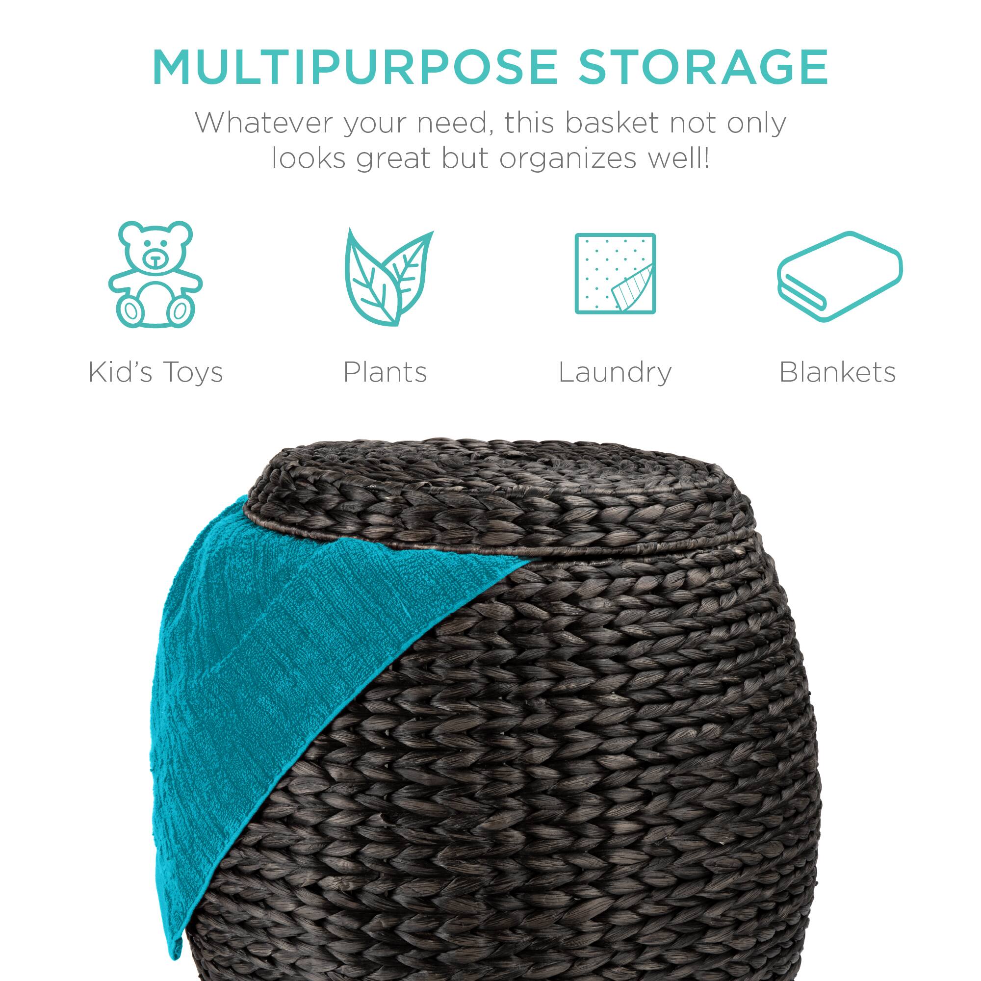 MULTIPURPOSE STORAGE

Whatever your need, this basket not only looks great but organizes well!

- Kid's Toys
- Plants
- Laundry
- Blankets