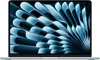 13-inch MacBook Air - Apple M5 chip with 10-core CPU and 10-core GPU - 16GB Memory - 1TB SSD - Sky Blue - Front_Zoom