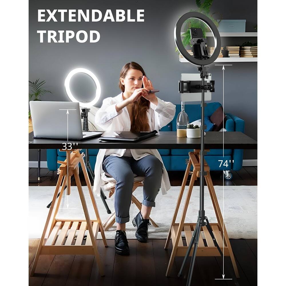 EXTENDABLE TRIPOD

33"

74"
