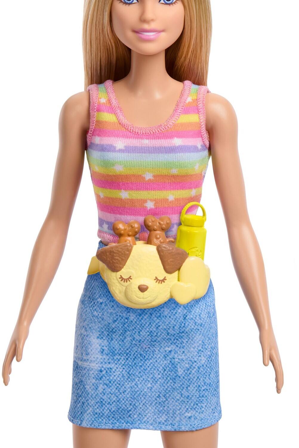 Alt View 4. Mattel - Barbie Pets Skate & Run Pup Blonde Doll with Puppy   - COLLECTIBLES - Multicolor.