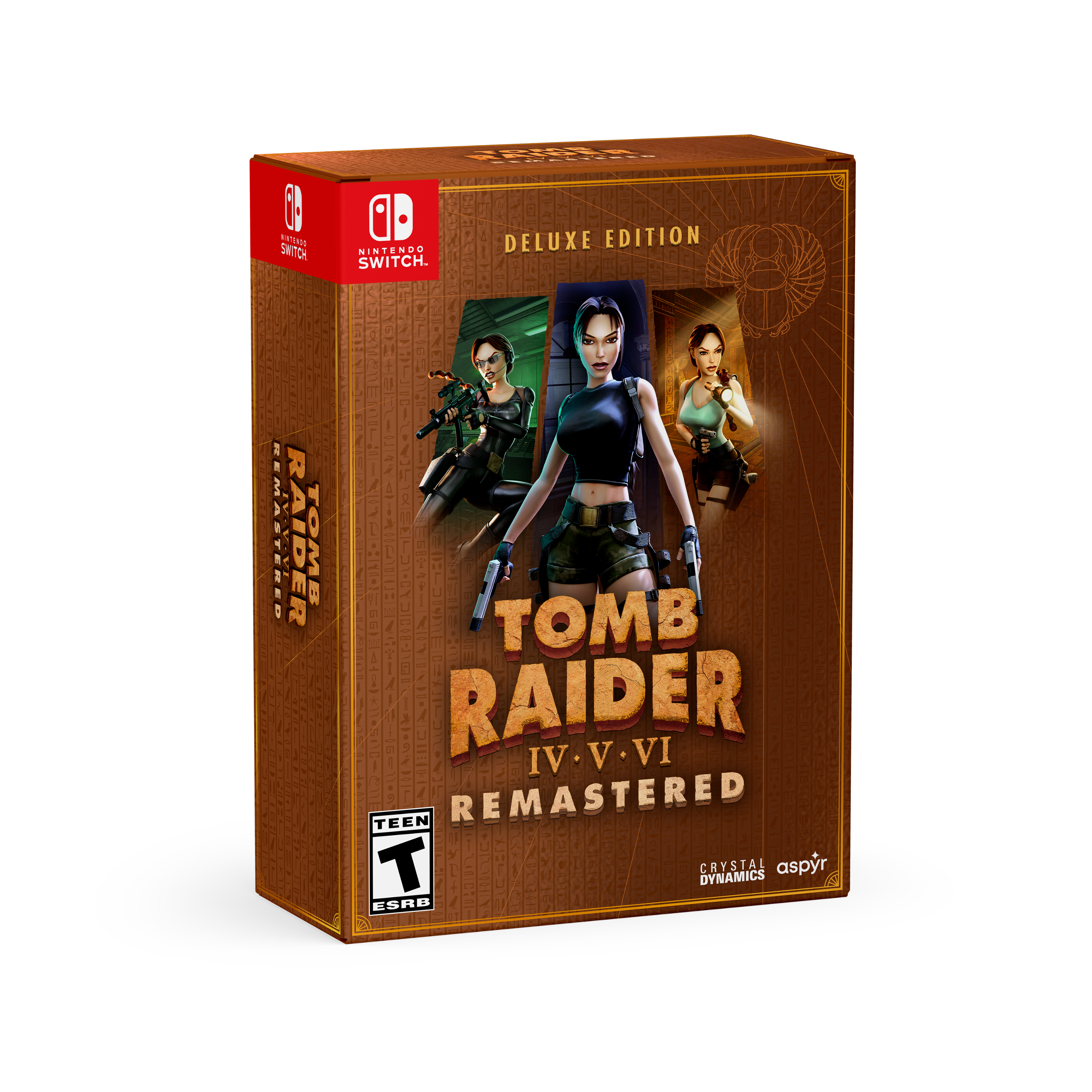 Tomb Raider IV: V VI Remastered Deluxe Edition Nintendo Switch.
