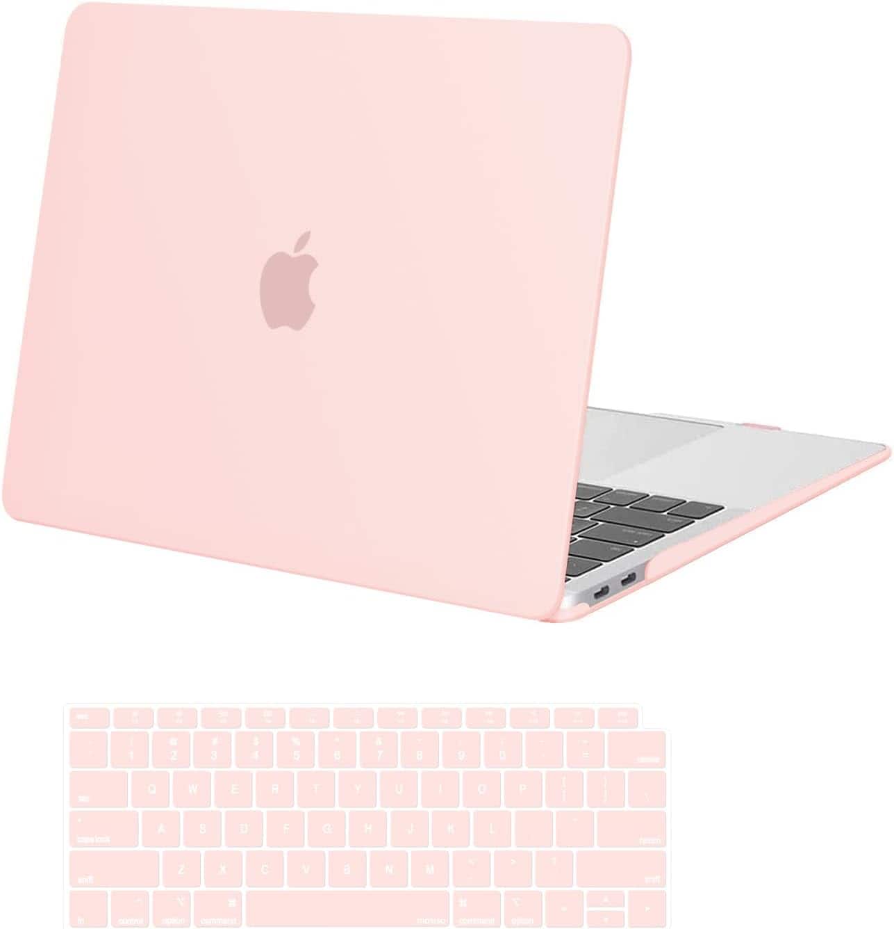 mosiso - Case for MacBook Air 13 inch Case 2020 2019 2018 Release M1 A2337 A2179 A1932 with Touch ID with Keyboard Cover - Chalk Pink price history on PriceWatchPro