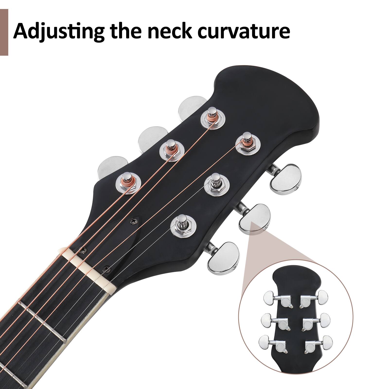 Adjusting the neck curvature