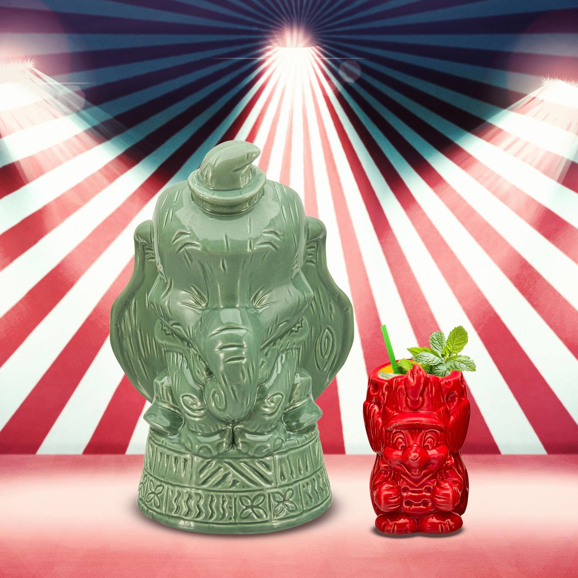 Alt View 2. Disney - Geeki Tikis Disney Dumbo and Timothy Mouse Mug Set - Grey.