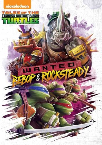 Front. Tales of the Teenage Mutant Ninja Turtles Wanted: Bebop and Rocksteady   - DVD.