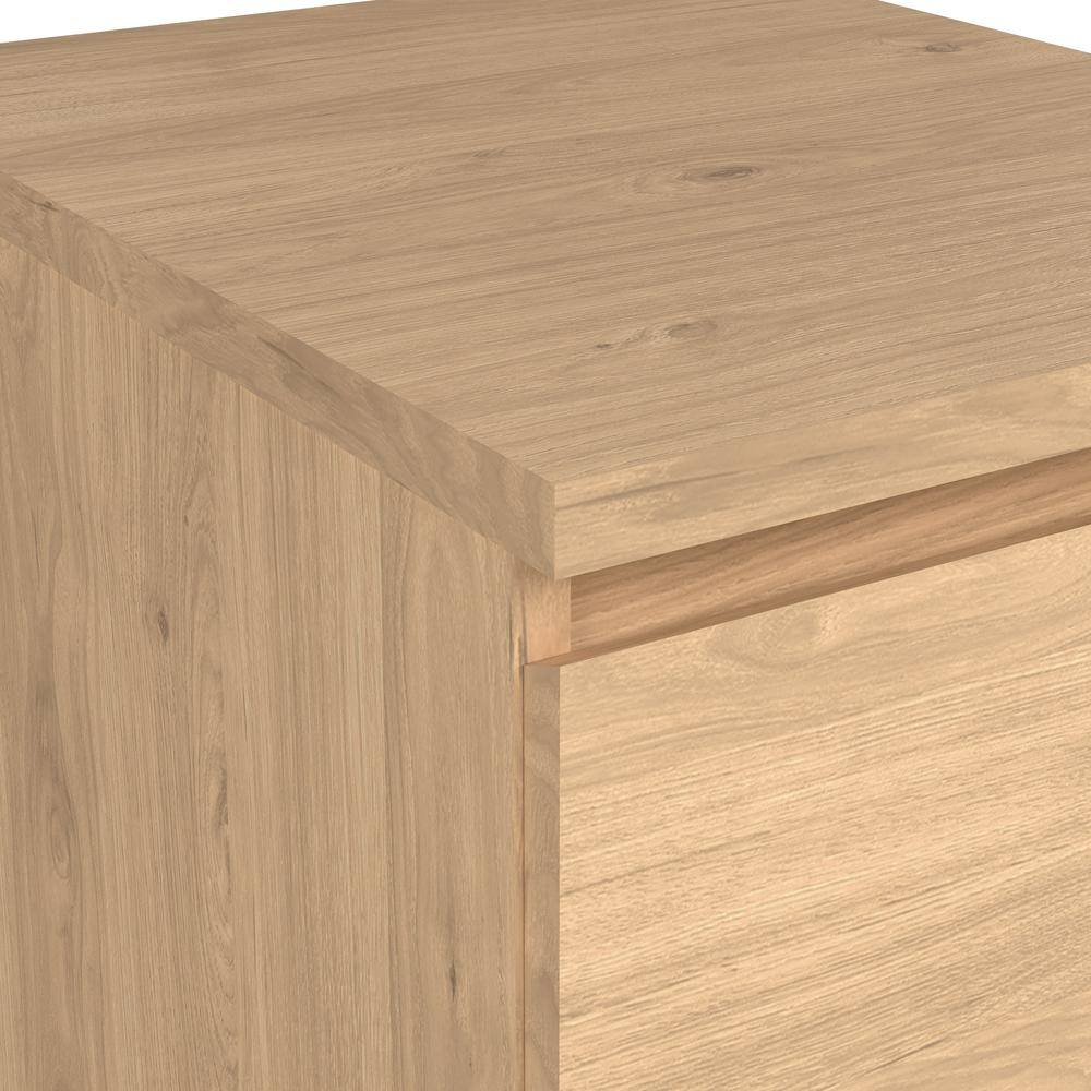 Alt View 7. Tvilum - Scottsdale 2 Drawer Nightstand, Jackson Hickory - Brown.