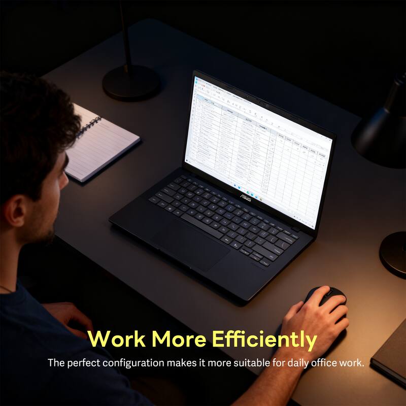 Work More Efficiently  
The perfect configuration makes it more suitable for daily office work.