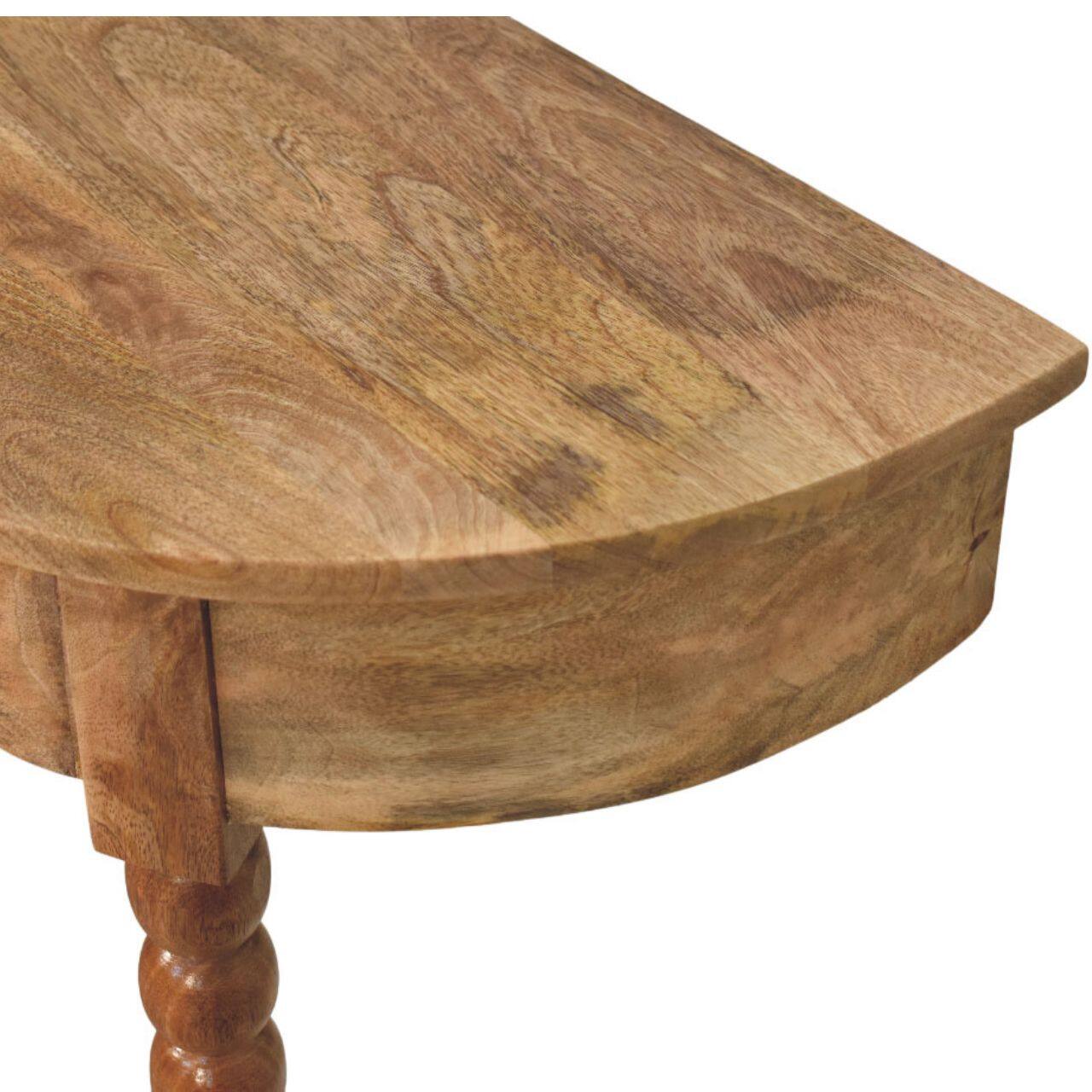 Alt View 2. Artisan Furniture - Spindle Radiator Console Table,  Brown - Beige.