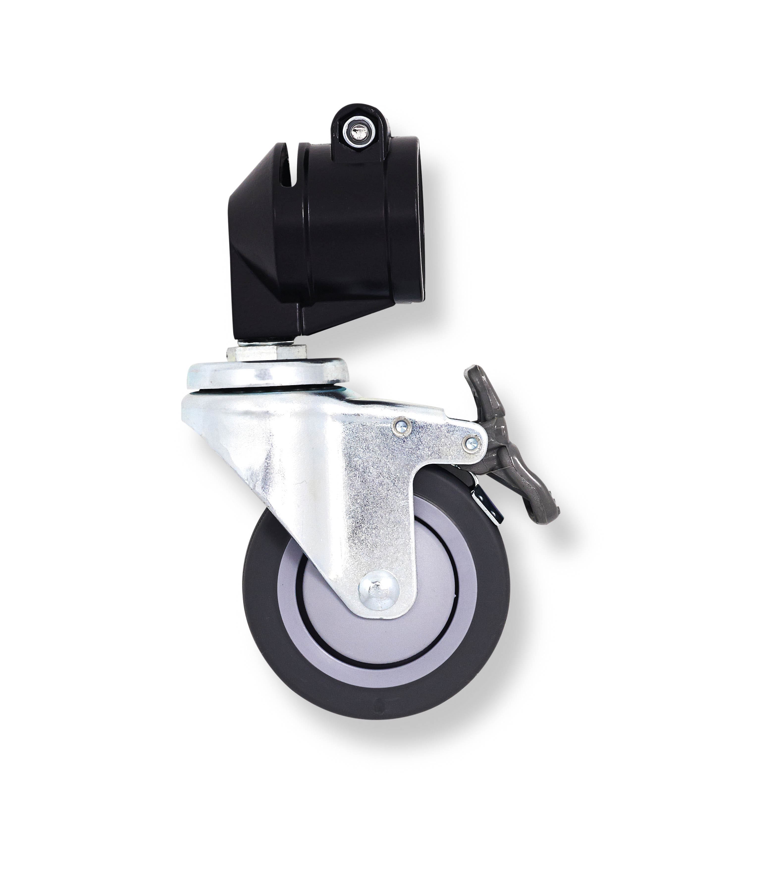"Gibraltar Hardware - Workstation Caster with Braking System,  4-Pack , 3-inch Wheels for Mobile DJ Setup, Fits 1.5"" Tubing" price history on PriceWatchPro