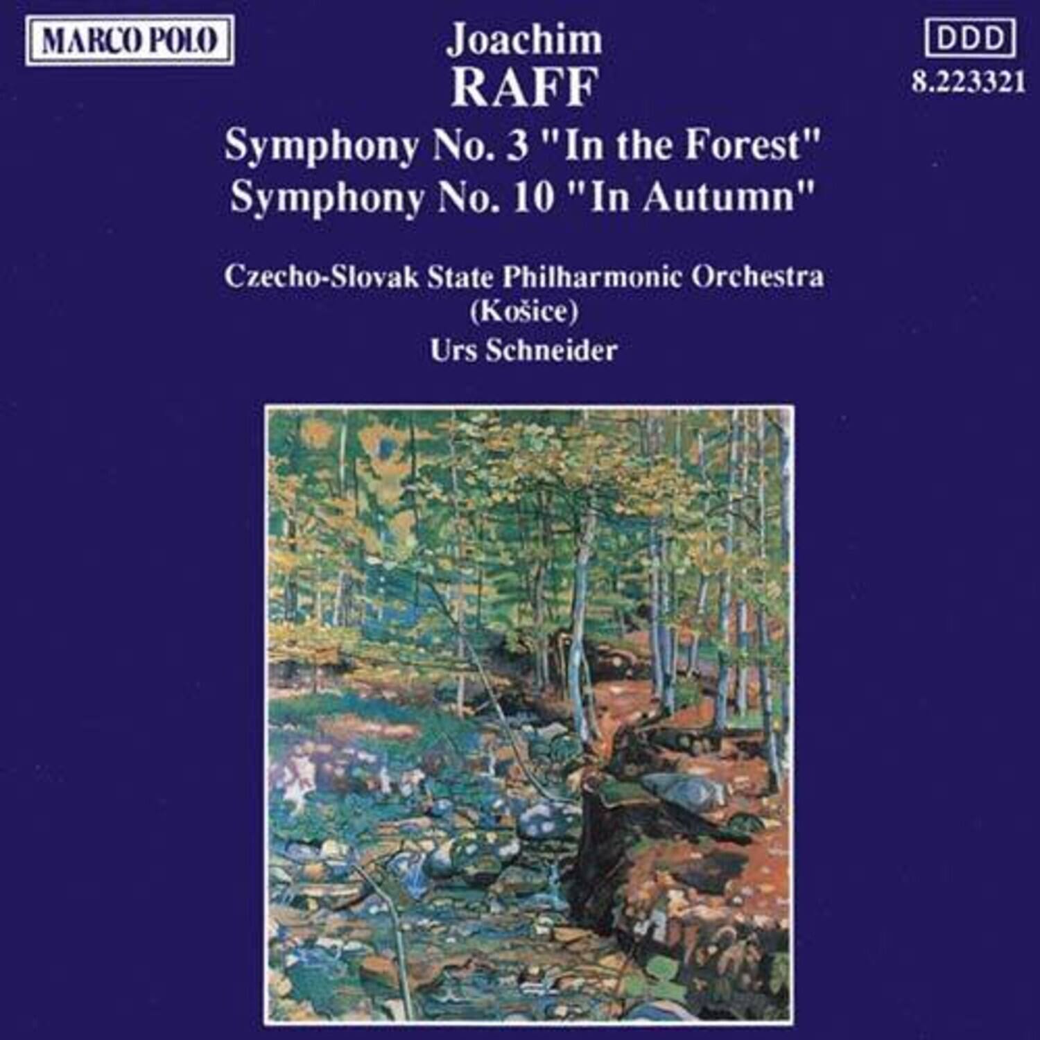 Raff / Cssr Po - Symphonies 3 & 10   - COMPACT DISCS [CD]