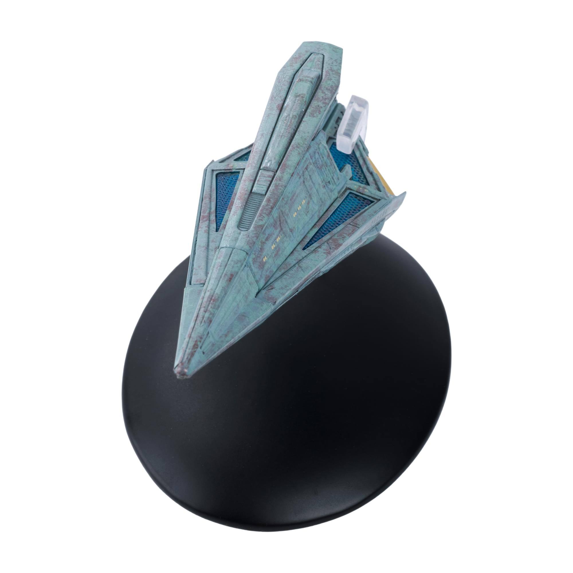 Alt View 4. Eaglemoss - Eaglemoss Star Trek Starship Replica | Tholian Starship - Blue.