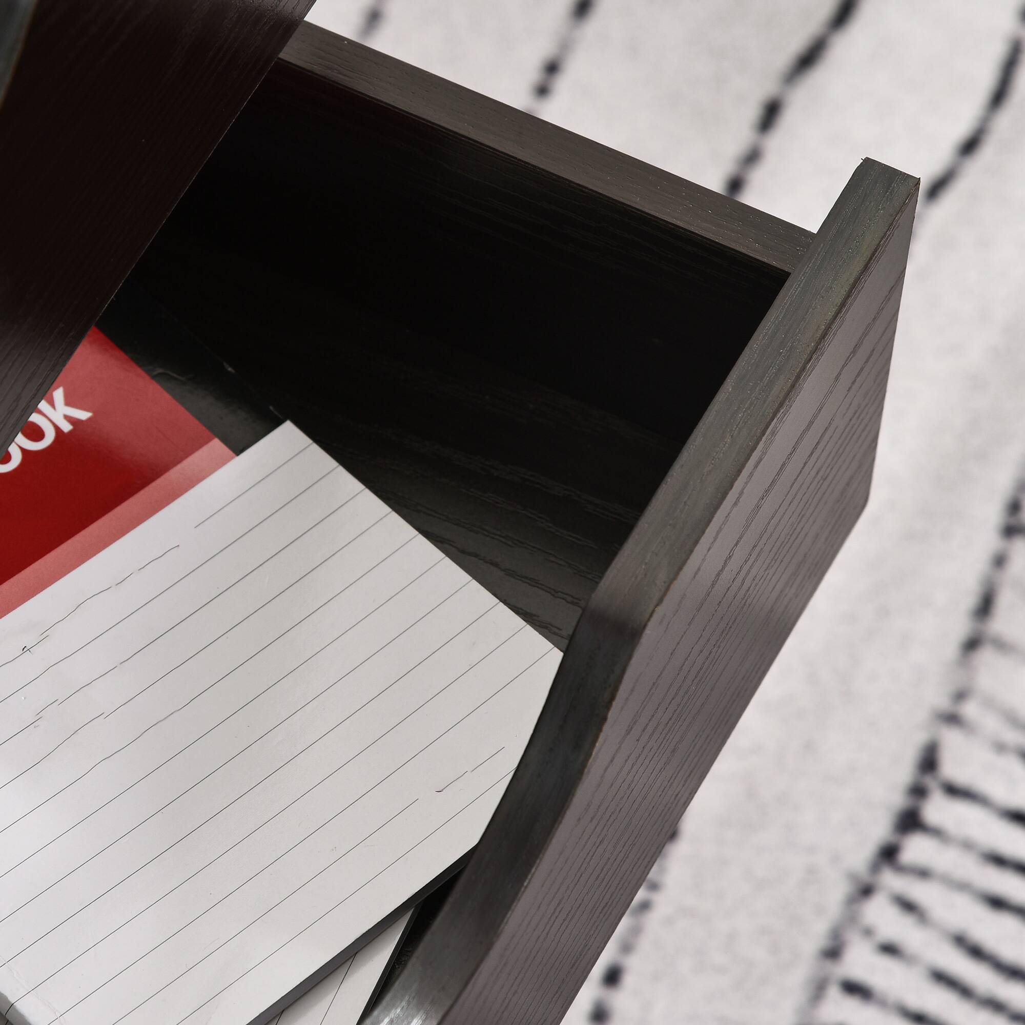 Alt View 8. Homcom - 5 Drawer Home Office Storage Cabinet, Mobile Printer Stand with Nordic Minimalist Modern Style & Wheels.