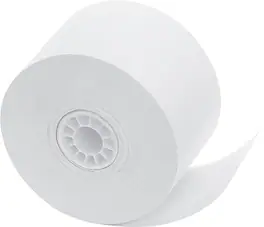 PM Company - Bond Cash Register Paper Rolls, 1 3/4" x 150', 10 Rolls/Pack - White