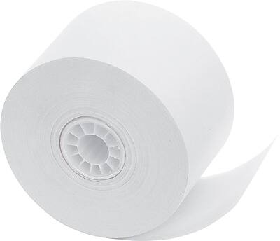 Front. PM Company - PM Company Bond Cash Register Paper Rolls, 1 3/4" x 150', 10 Rolls/Pack (18990) - White.