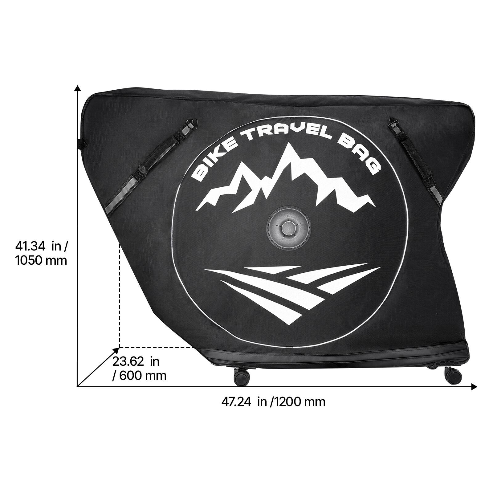 TRAVEL BIKE BAG  
41.34 in / 1050 mm  
23.62 in / 600 mm  
47.24 in / 1200 mm