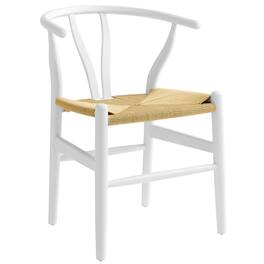 Amish 29" Wood Dining Chair by Modway - White