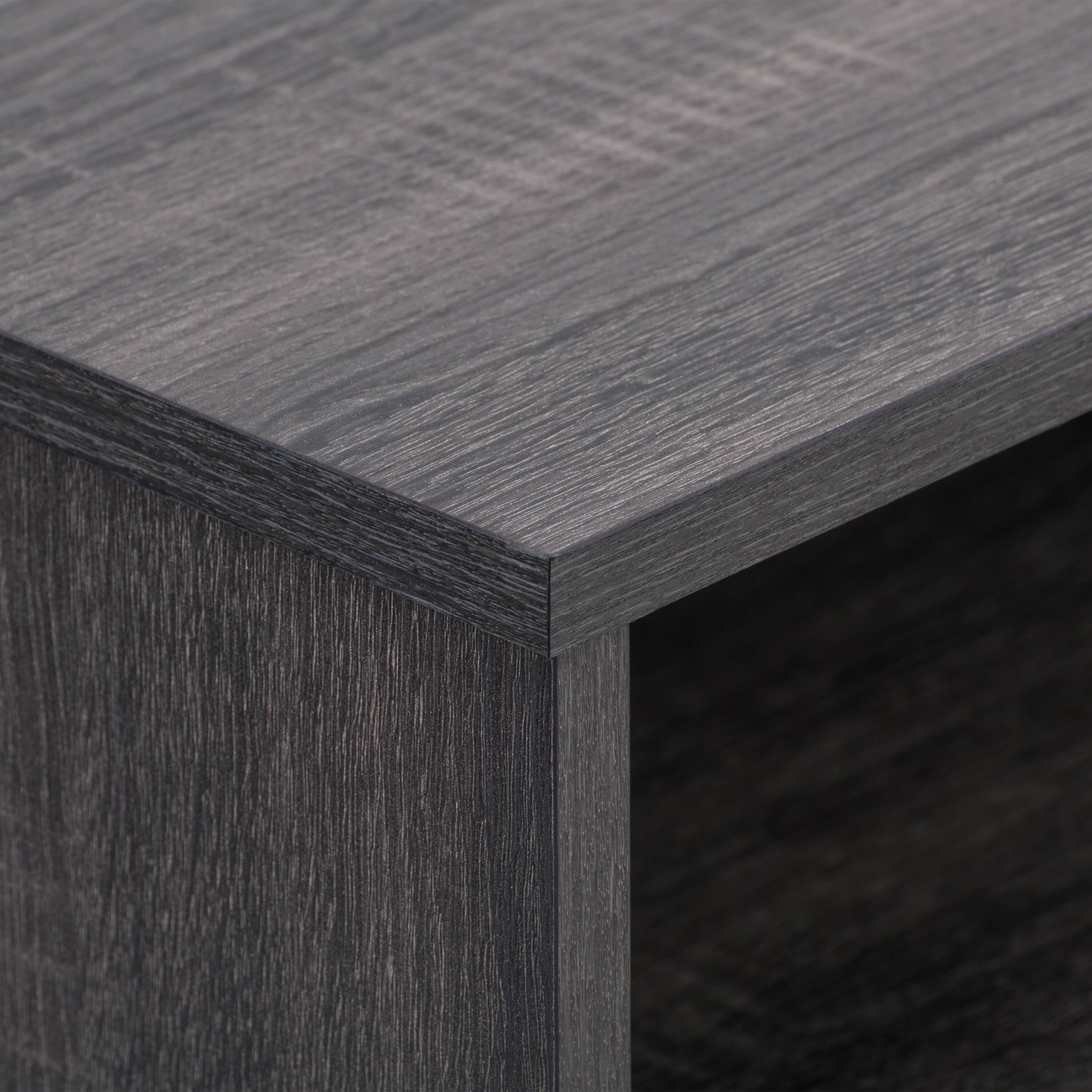 Alt View 14. CorLiving - Hollywood Collection TV Stand with Open Cabinets for Most TVs up to 85" - Gray.