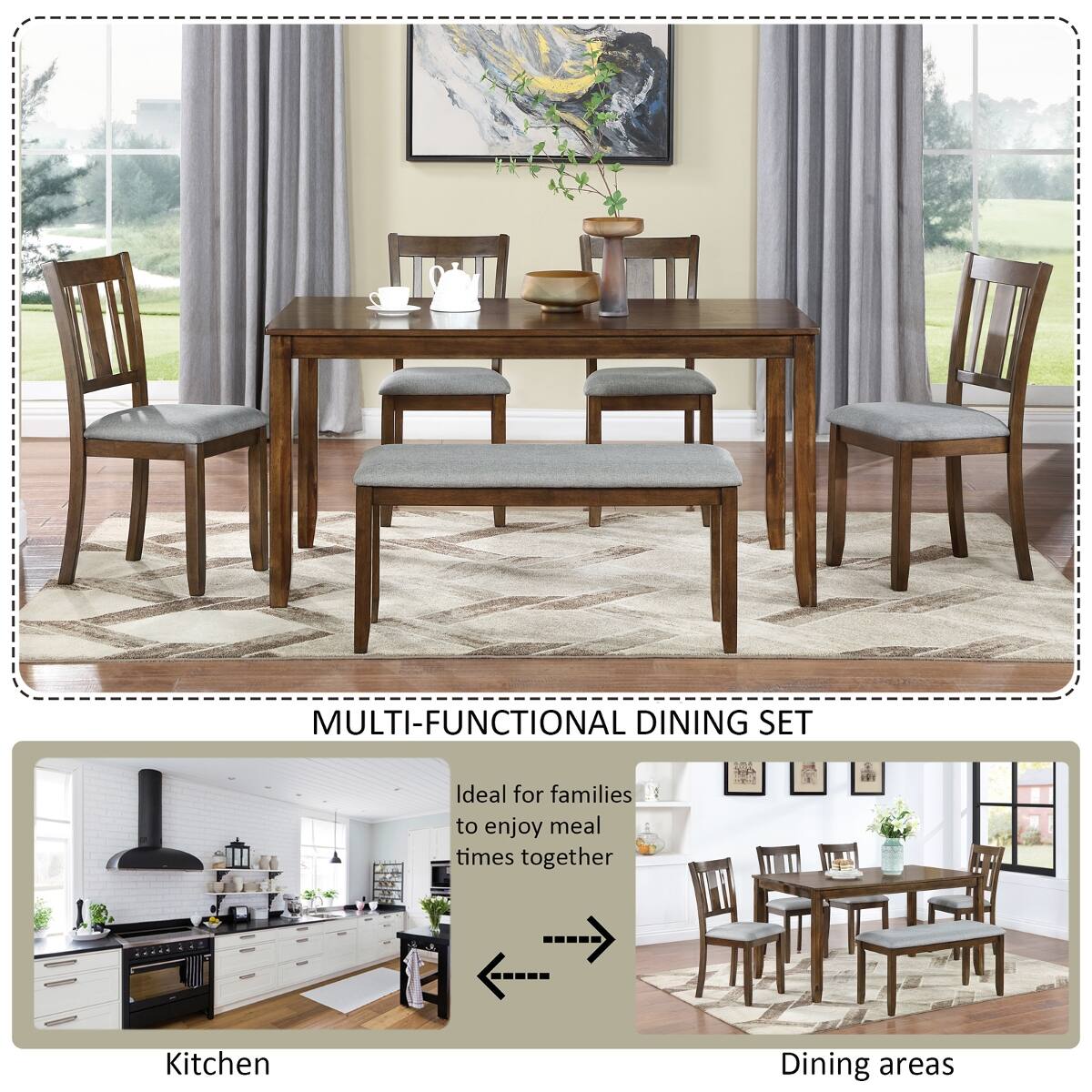 MULTI-FUNCTIONAL DINING SET

Ideal for families to enjoy meal times together

Kitchen

Dining areas