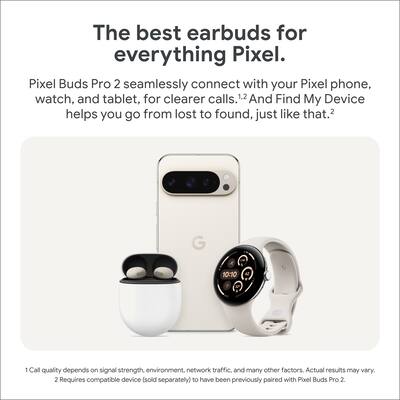 Google Pixel Buds Pro 2　ホワイト Google Pixel Buds Pro 2 True Wireless Bluetooth Headphones