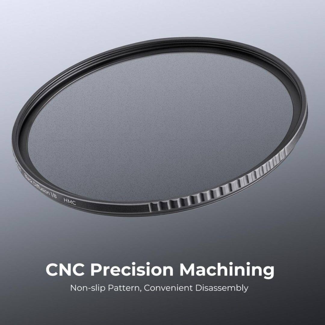 Black Diffusion V8  
HMC  
CNC Precision Machining  
Non-slip Pattern, Convenient Disassembly