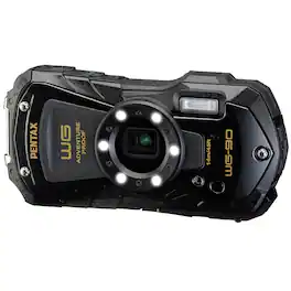 Ricoh - Pentax WG-90 All-Weather Compact Digital Camera - Black