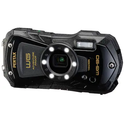 PENTAX
WG-9
ADVENTURE PROOF
14mm
OU 4m/45ft 1
06-9m