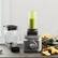 Left. KitchenAid - KitchenAid® K150 3 Speed Ice Crushing Blender with 2 Personal Blender Jars - KSB1332 - Matte Charcoal Gray.
