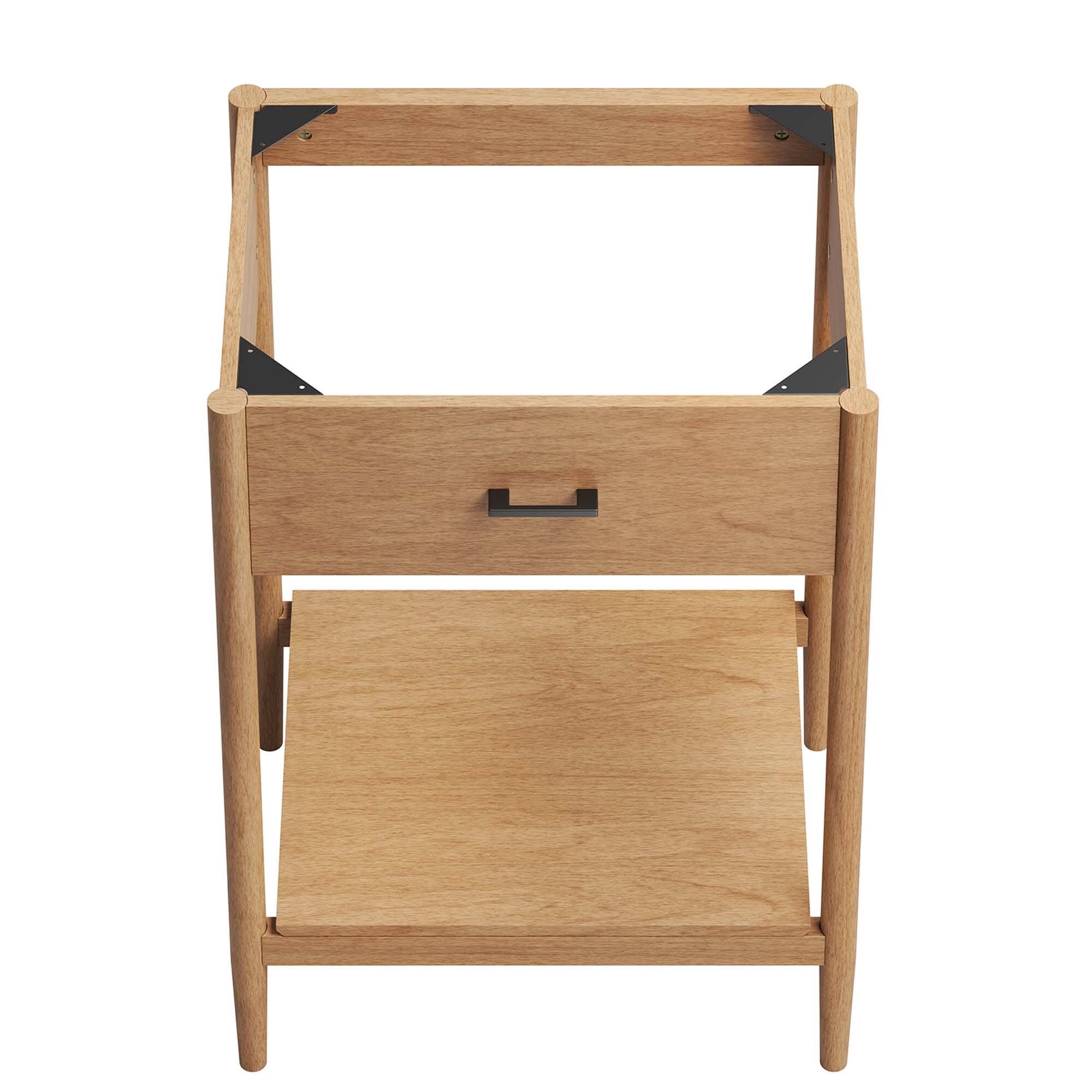 Alt View 4. Modway - Zaire Bathroom Cabinet Basin Not Included by Modway - Natural.