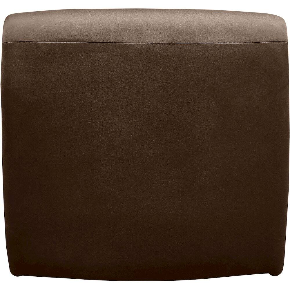 Alt View 4. Meridian Furniture - Nouveau Brown Velvet Accent Chair - Brown.