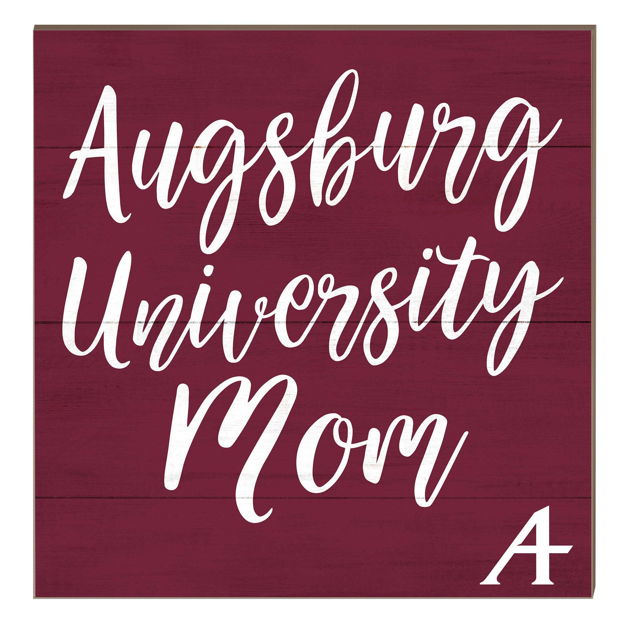 Augsburg Auggies 10" x 10" Mom Plaque