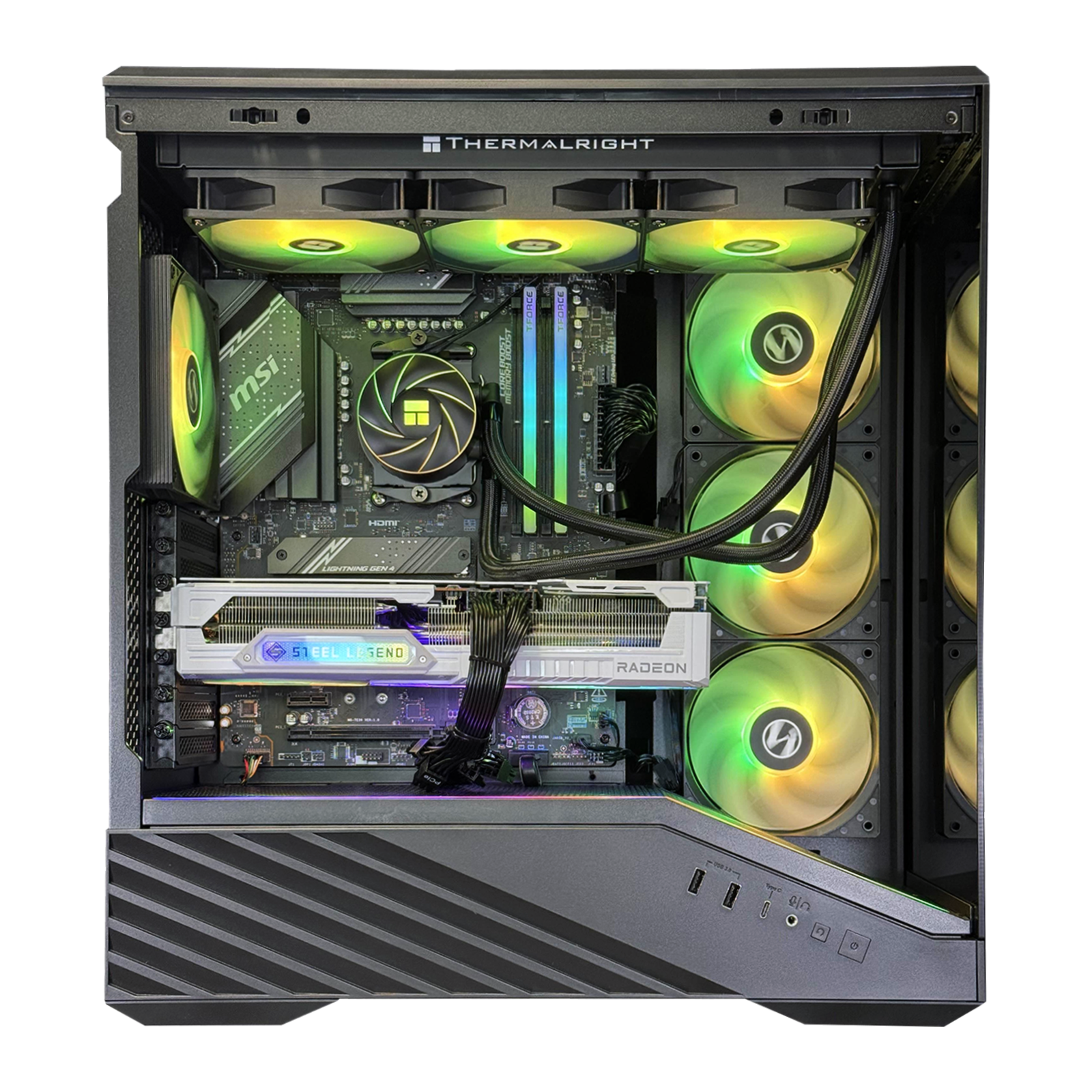 THERMALRIGHT

msi

51 STEEL SEND

RADEON