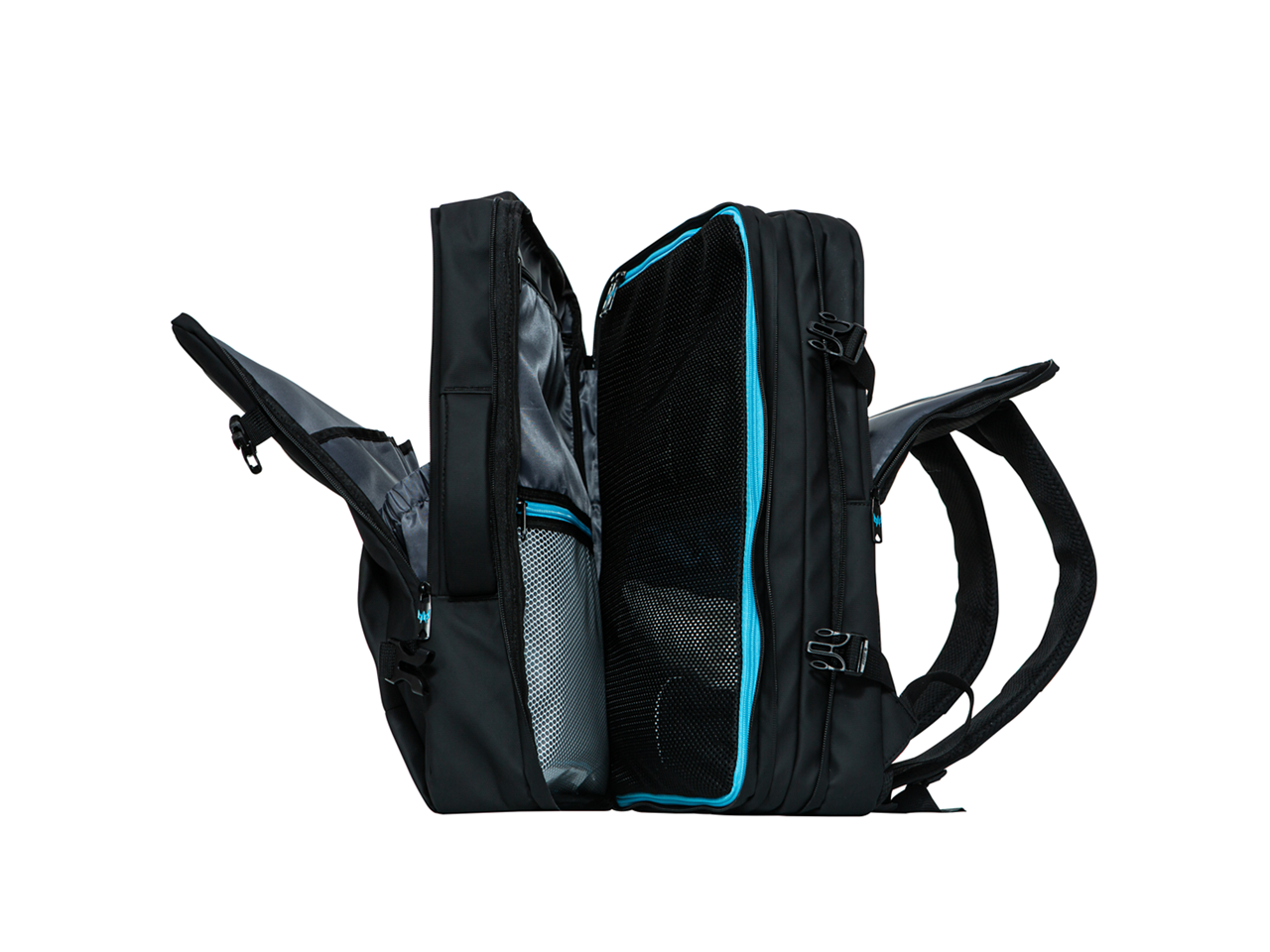 Alt View 7. Acer - Acer Predator Robust Gaming Backpack GPBAG11080 – Water-Resistant Laptop Backpack, Durable Multi-Compartment Travel Bag - Black.