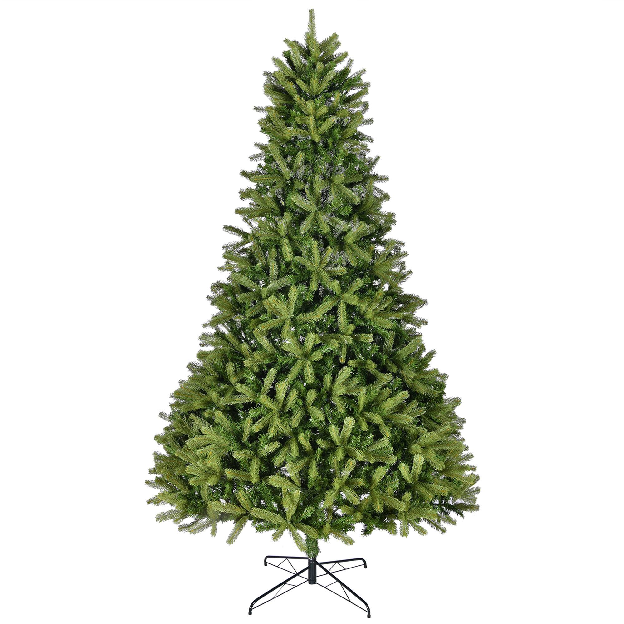 Angle. APRILSOUL - Prelit Fiber Optic Christmas Tree Large Stars Artificial Tree Spruce Tree Green Metal Stand Full Tree Holiday - Green.