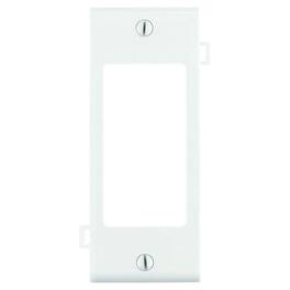 Leviton - 1 gang Thermoplastic Nylon Decorator Wall Plate 1 pk - White